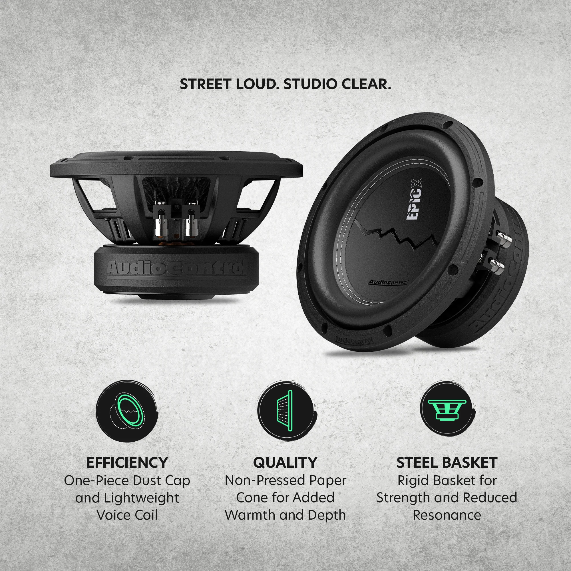 EPICX Series 8" Dual Voice Coil Subwoofer, 400W RMS, Dual 2/4 Ohms - Image 5