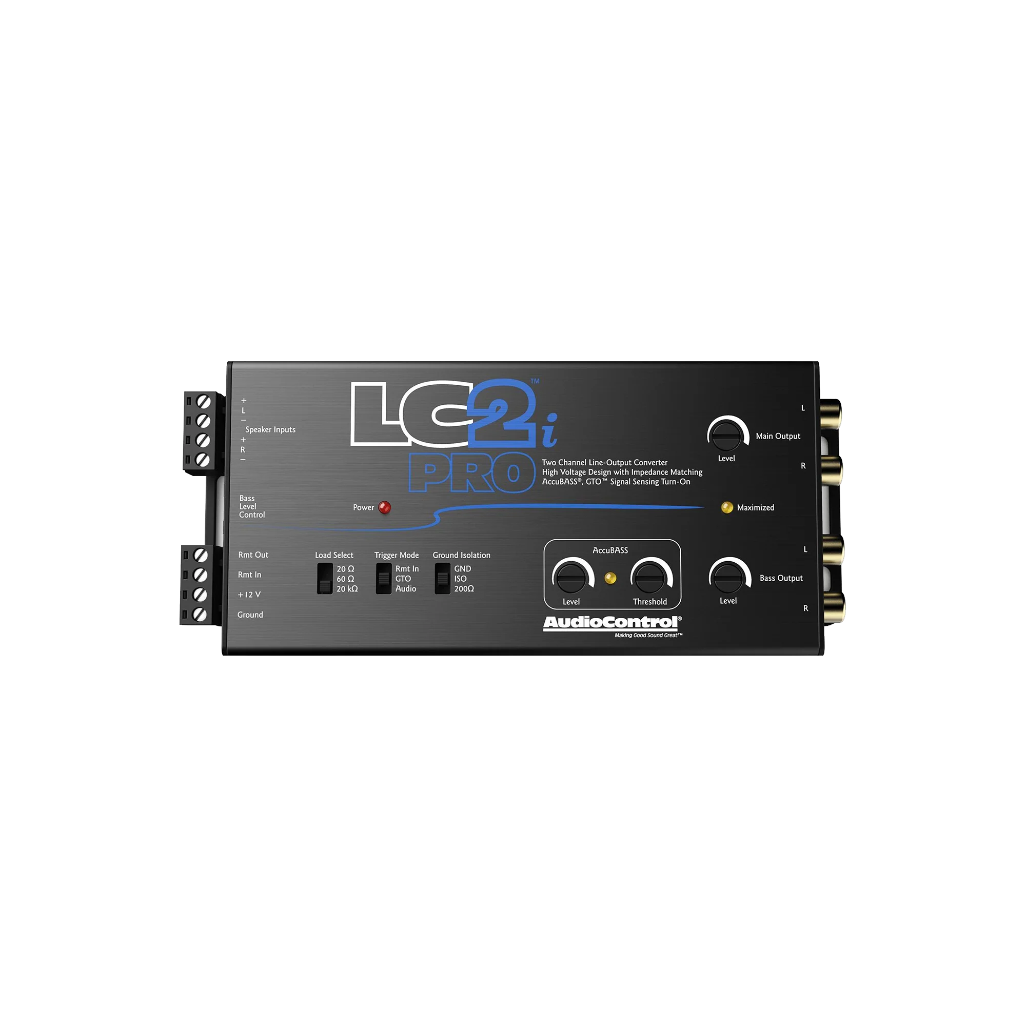 LC2i PRO 2-Channel Line Output Converter w/AccuBASS & ACR-1 Remote - Image 3