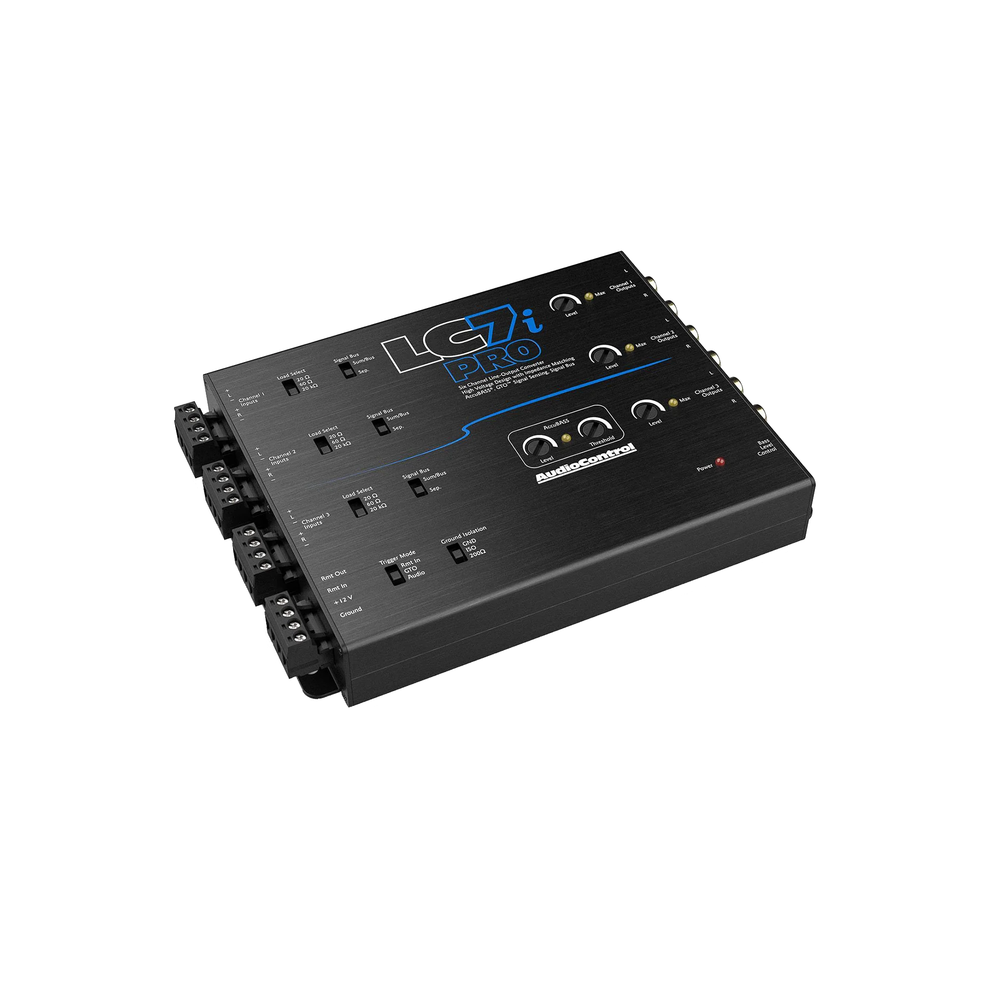 LC7iPRO 6-Channel Line Output Converter w/AccuBASS & ACR-1 Remote - Image 4