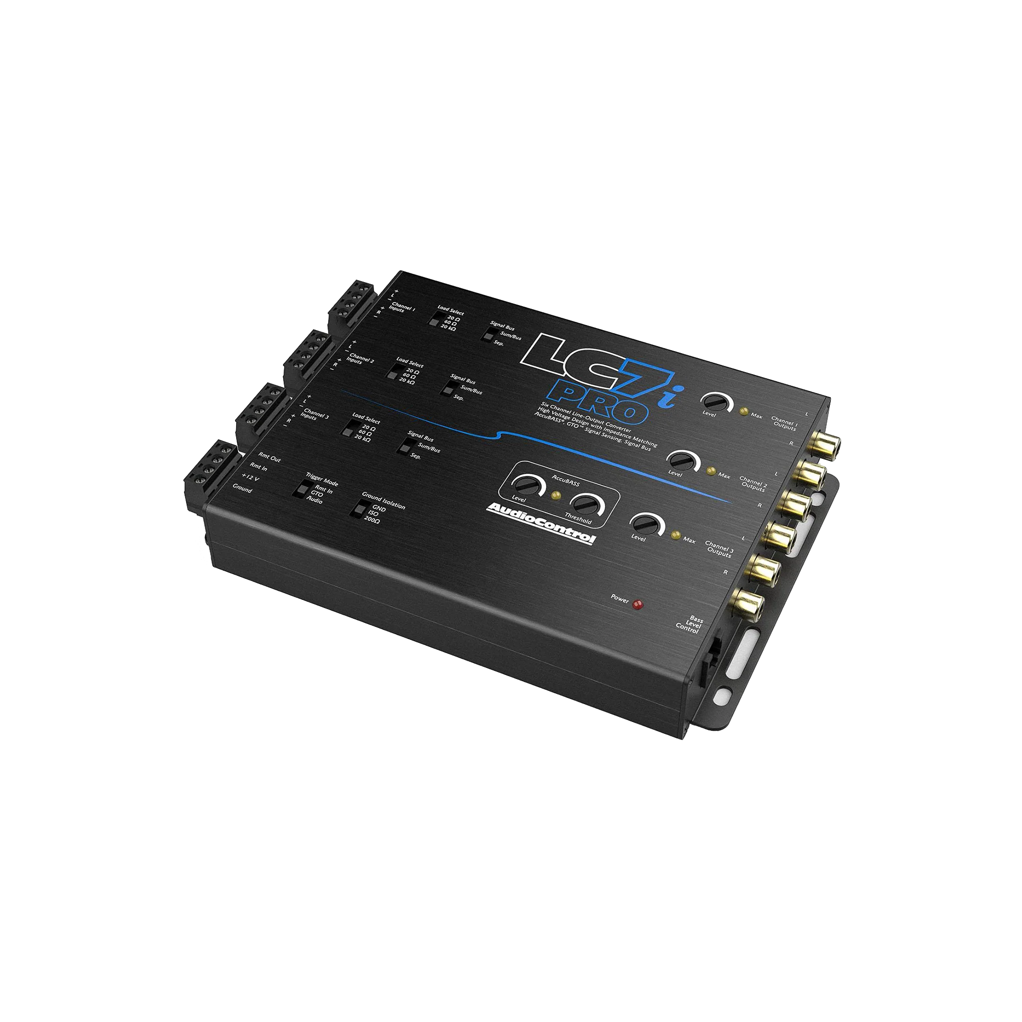 LC7iPRO 6-Channel Line Output Converter w/AccuBASS & ACR-1 Remote - Image 5