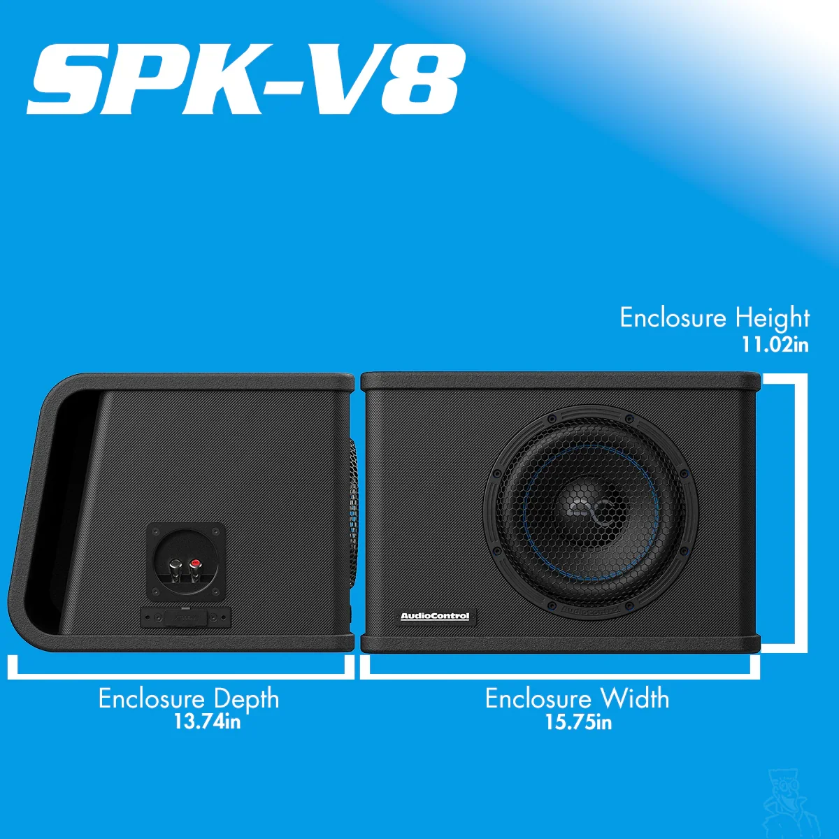 Spike Series Vented Subwoofer Enclosure, 350W/500W RMS | 8" 10" 12" - Image 8