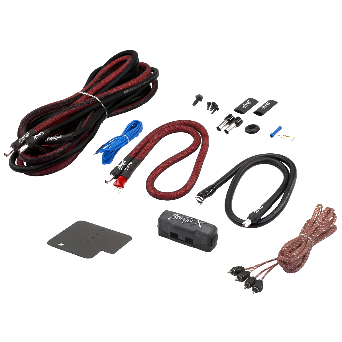 STXKJW4 Jeep Wrangler JK/JL (2007-22)/Gladiator JT (2020-23) 4GA Amp Wiring Kit